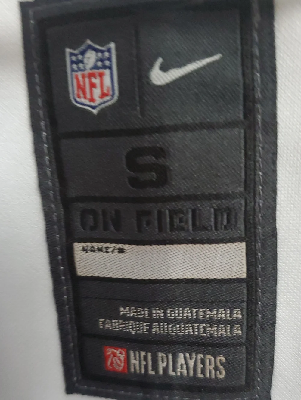 Nike Dallas Cowboys #4 PRESCOTT White & Navy Game Jersey (sz S/M)